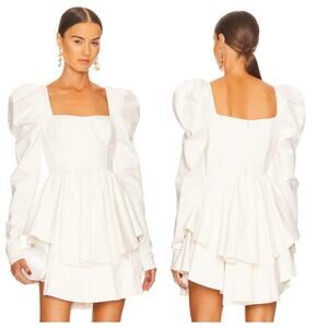 Selkie x Revolve The Boleyn Dress in White / Ivory